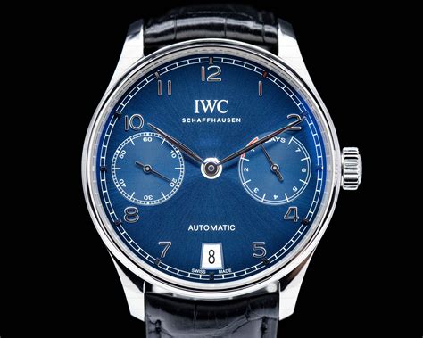 iwc seven day orologio|iwc portugieser watch.